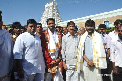 Gautham Nanda Team at Tirumala